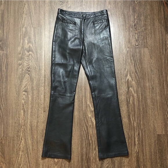 Vintage Made In Canada Genuine Leather Pants - Picture 5 of 17